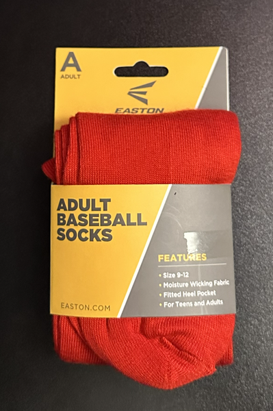 Easton mens red otc knee socks