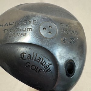 Men's Callaway Hawk Eye Titanium Right Handed Driver Regular Flex 8.5 Loft (Used)