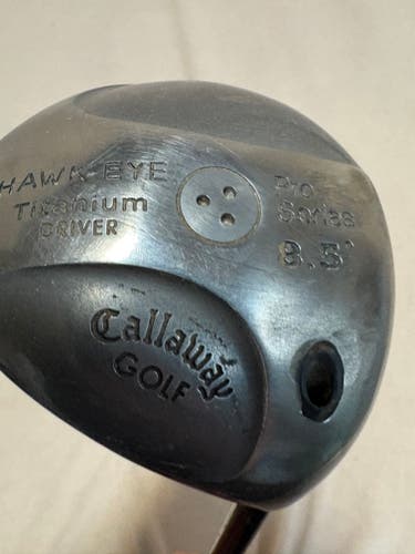 Men's Callaway Hawk Eye Titanium Right Handed Driver Regular Flex 8.5 Loft (Used)