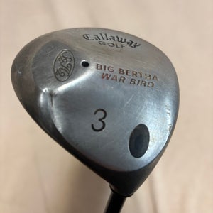 Men's Callaway Big Bertha Warbird Right Handed Fairway Wood Regular Flex 3 Wood (Used)