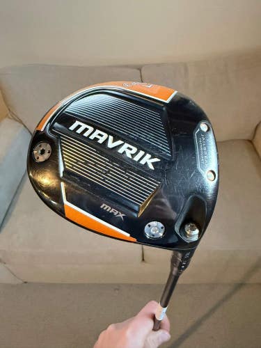 Callaway Mavrik Max Driver 10.5 Hzrdus Yellow Extra Stiff Flex 45.25 +HC NICE