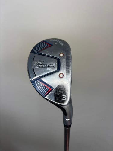 Callaway Big Bertha B21 3 Hybrid 19 RCH 65 Stiff Flex 40.5 NICE