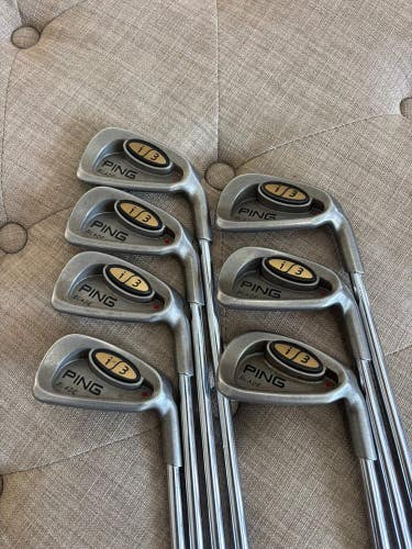 Ping i3 Blade Iron Set 4-PW Red Dot Cushin JZ Regular Flex Standard NICE