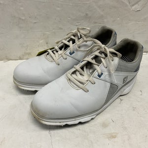 Used Foot Joy PRO SL 53811 Mens Golf Shoes White Senior 7.5 11855-S000198077