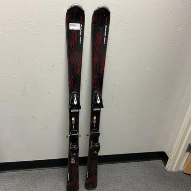 Used Nordica FIREARROW TEAM Boys DH Ski/Binding Black And Red 130 cm 11855-S000198071