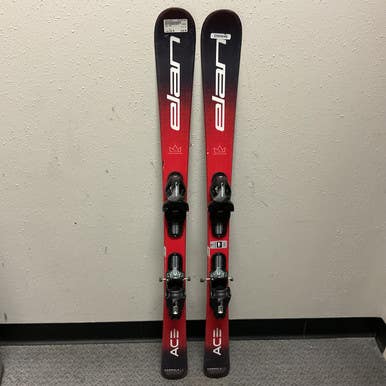 Used Elan ACE Boys DH Ski/Binding Red 120 cm 11855-S000198070