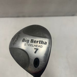 Used Callaway BIG BERTHA STEELHEAD Mens Fairway Wood RH 7 Wood 11490-S000268289