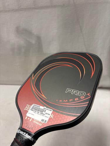 Used PADDLETEK PRO TEMPEST Pickleball Racquet Black 11490-S000268293