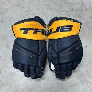 14” True Catalyst 9X Nashville Predators  Pro Stock Gloves Pro Stock (New) NHL