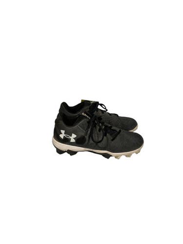 Used Under Armour Jr FB Cleats Black Junior 05.5 11847-S000032377