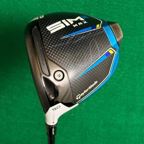 LH TaylorMade SIM 2 MAX 9 Driver Mitsubishi Chemical Kai'li 60S Stiff w/ HC