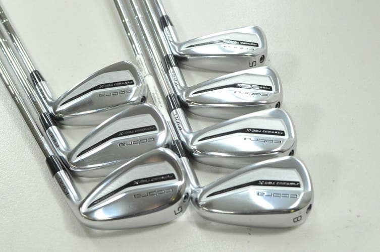 Cobra King Forged Tec X 5-PW,GW Iron Set Stiff RH KBS Tour Lite Steel # 209628
