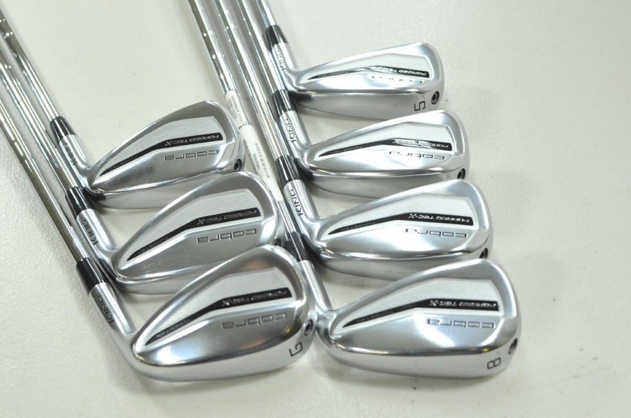 Cobra King Forged Tec X 5-PW,GW Iron Set Stiff RH KBS Tour Lite Steel # 209628