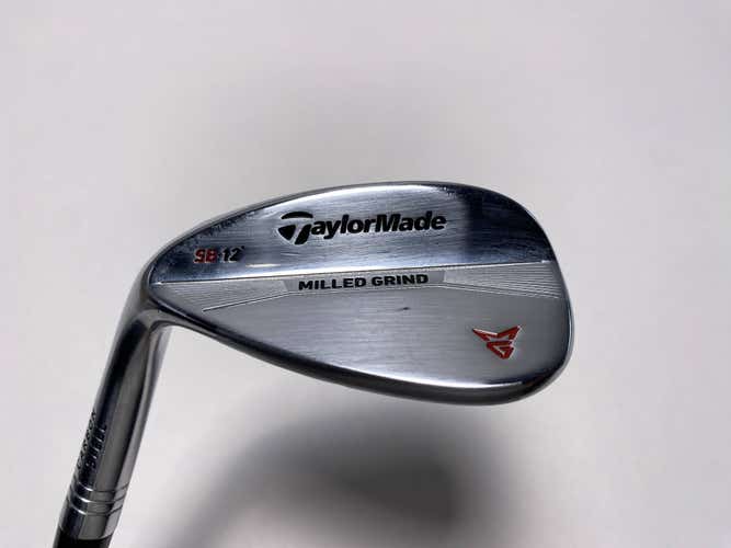 TaylorMade Milled Grind Satin Chrome Wedge 56* 12 SB-Grind DG Wedge Steel LH