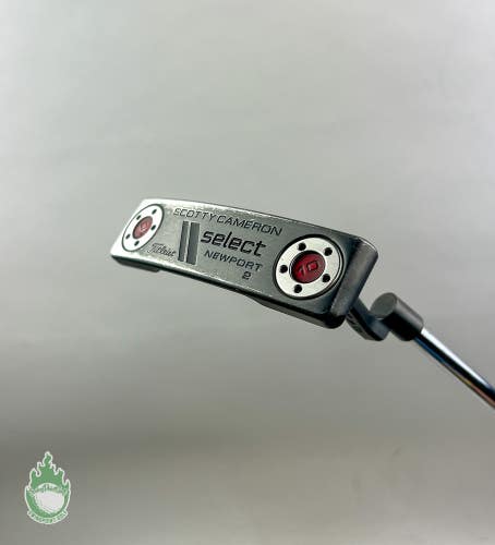 Used Right Handed Titleist Scotty Cameron Select Newport 2 35" Putter Golf Club