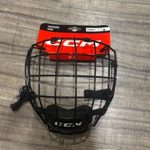 CCM FM580 Hockey Facemask Cage Senior Large Black New with Hardware