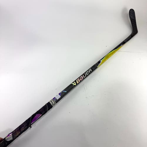 Repaired Left Handed Bauer Purple and Yellow Flylite | P28 Curve - 70 Flex - Grip - #J807