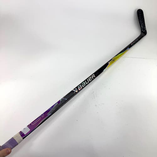 Repaired Left Handed Bauer Purple and Yellow Flylite | P90TM Curve - 82 Flex - Grip - #J811
