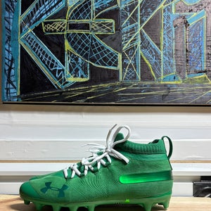 Under Armour Spotlight Suede MC - “Kelly Green”: Men’s size 9 *DISCOUNT…. READ DESCRIPTION*