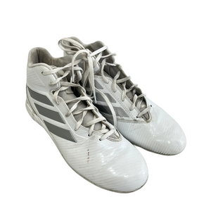 Used Adidas ADIZERO PRIME KNIT Adult FB Cleats White Senior 10 11692-S000145636