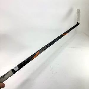 Repaired Left Handed Bauer Black and Orange Tracer | P28 Curve - 82 Flex - Grip - #J818