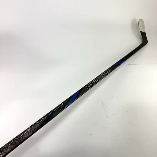 Repaired Left Handed Bauer Black and Blue Tracer | P28 Curve - 82 Flex - Grip - #J822