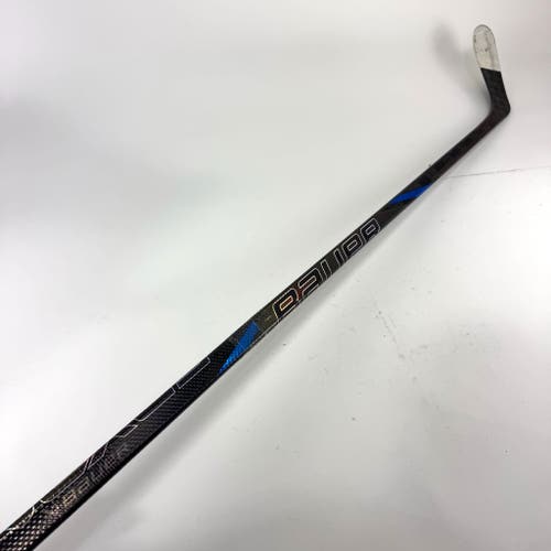 Repaired Left Handed Bauer Black and Blue Tracer | P28 Curve - 82 Flex - Grip - #J823