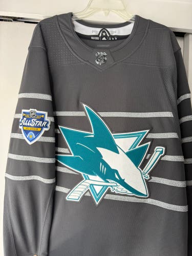 San Jose Sharks 2020 ASG Size 52 Adidas Jersey