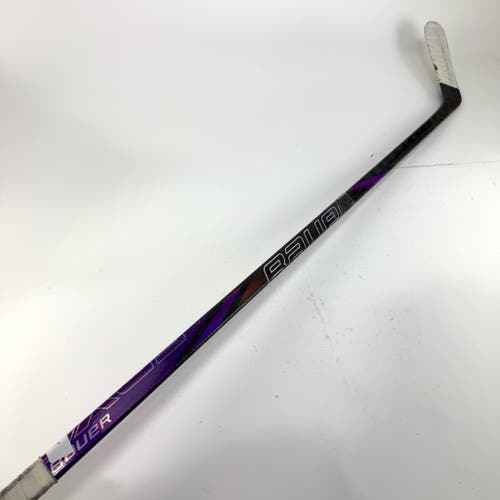 Repaired Left Handed Bauer Purple Tracer | P92M Curve - 77 flex - Grip - #J828