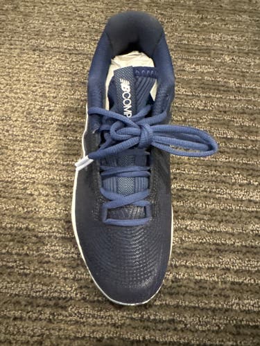 Blue Men's Size M 6.0 (W 7.0) Youth New Balance Compv3 Low Top Molded Cleats (New)