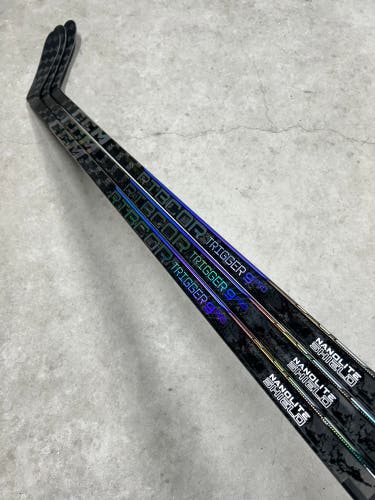 3 PACK 55 Flex P28 Senior CCM RibCor Trigger 9 Pro Right Hand Hockey Stick Pro Stock (New)