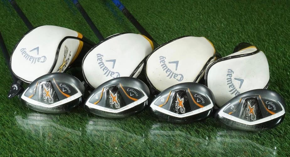 Callaway X2 Hot Hybrid Set 3H-6H 60-R Regular Flex Graphite RH W/ Headcovers