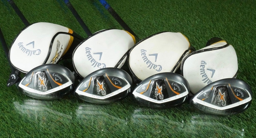Callaway X2 Hot Hybrid Set 3H-6H 60-R Regular Flex Graphite RH W/ Headcovers
