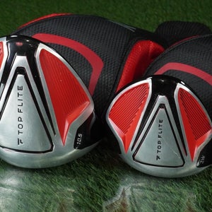 Top Flite Ti-Matrix Woods Set 10.5 Driver 3W Men's Flex LH W/ Headcovers