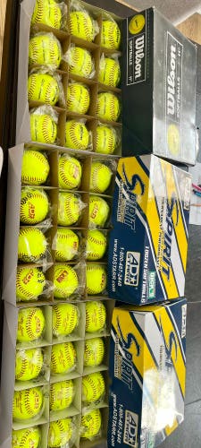 Wilson/AD Starr Softball 36 Pack (3 Dozen) (New)