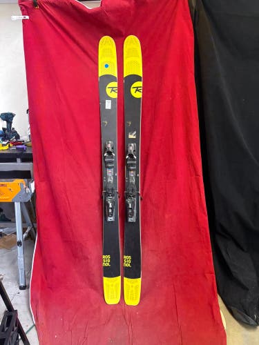 Skis: Rossignol Soul 7 skis, 188cm, 136/106/126. Power turn Rocker, Air tip. Bindings: Rossignol