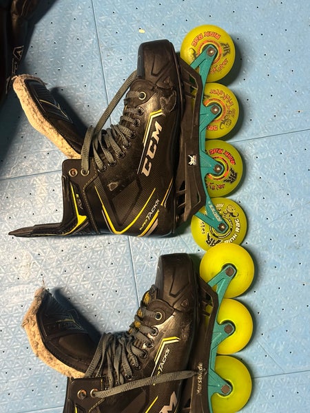 Marsblade R1 Inline Skates Regular Width Size 6.5 with CCM boot. (Used)