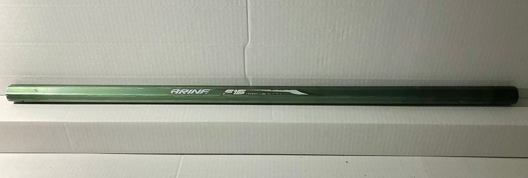 OG brine F15 titanium enhanced men’s lacrosse shaft green rare color