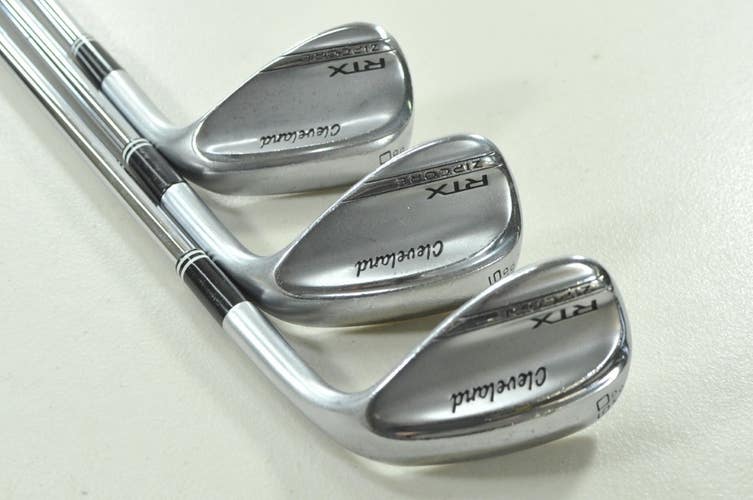 Cleveland RTX Zipcore Tour Satin 50*, 56*, 60* Wedge Set Right Steel # 208624