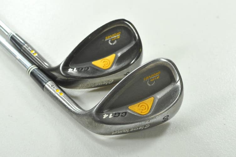 Cleveland CG14 Tour Zip Groove Black Pearl 56*, 60* Wedge Set RH Steel # 209204