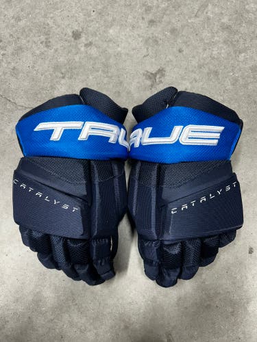 13” True Catalyst 9X Vancouver Canucks  Pro Stock Gloves Pro Stock (New) NHL