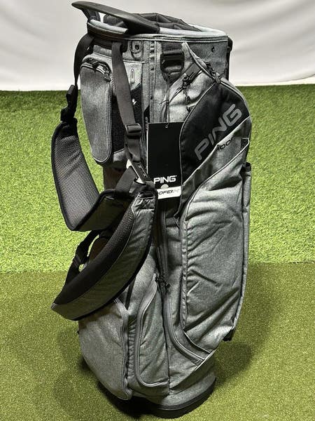 PING 2025 Hoofer 14 Stand Carry Golf Bag Color: Heather Gray/Black