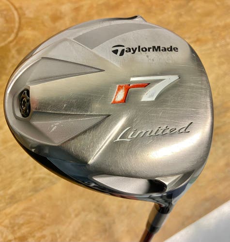 Men's 2008 TaylorMade R7 Limited Right Handed Driver Stiff Flex (Used)