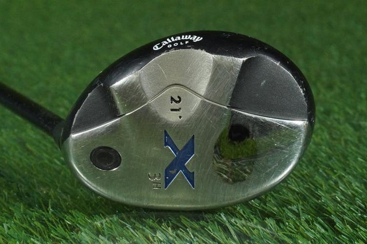 Callaway X 21 3 Hybrid Iron 3H 80g Regular Flex Graphite Shaft Right RH ~ LOOK!