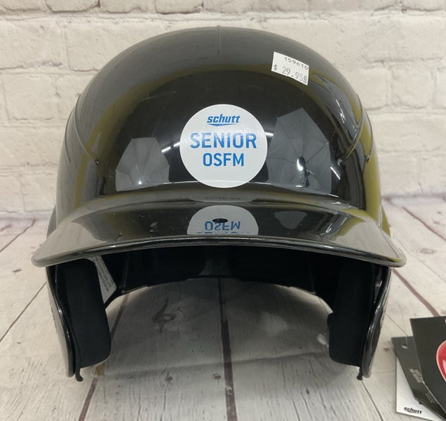 Schutt XR1 Youth Senior Softball Helmet Gloss Black OSFM 7" - 7.5"