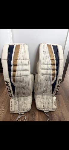 34" 2018 CCM Premier 2 Goalie Leg Pads Pro Stock (Used)