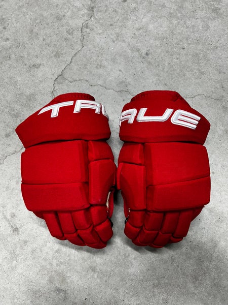 14” True Catalyst 9X New Jersey Devils Pro Stock Gloves Pro Stock (New) NHL