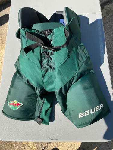 Cody McLeod Wild Bauer Hockey Pants Senior Large Pro Stock (New) 5508