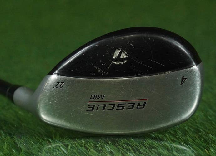 TaylorMade Rescue Mid 22 4 Hybrid Iron 4H M Senior Flex Graphite Shaft Right RH