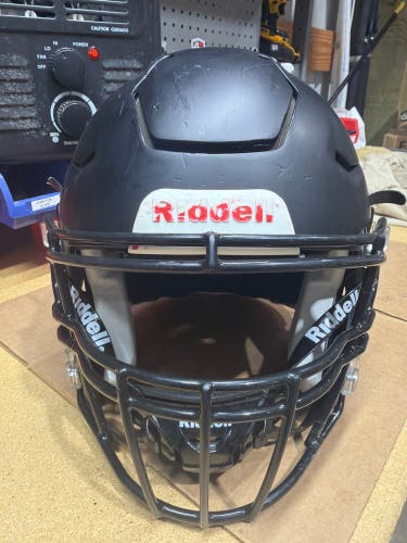 USED RIDDELL FLEX ADULT HELMET - XL - FLAT BLACK